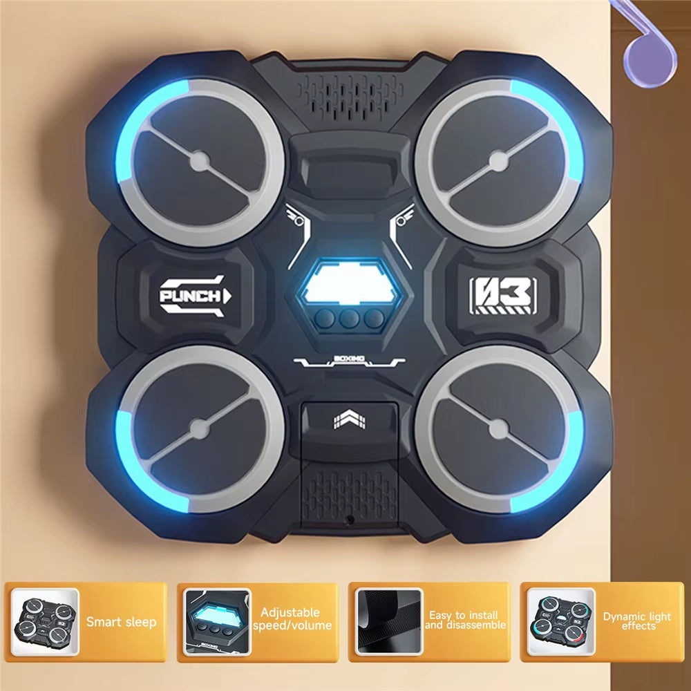 Bluetooth-Compatible Music Boxing Machine for Children - Smart Wall-Mounted Design