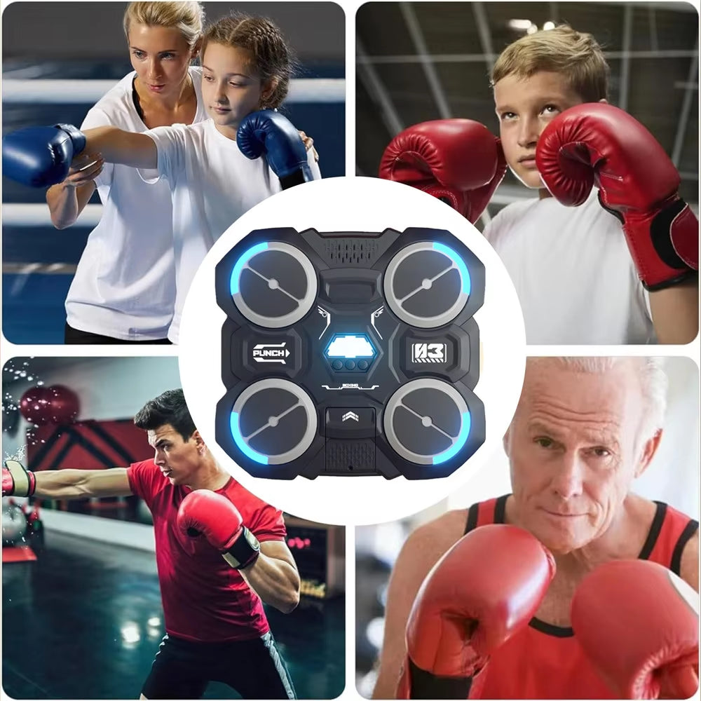 Bluetooth-Compatible Music Boxing Machine for Children - Smart Wall-Mounted Design